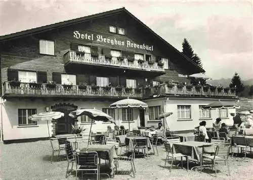 AK / Ansichtskarte  Amden_SG Hotel Berghus Arvenbueel Sonnenuntergang