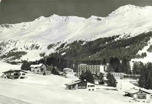 AK / Ansichtskarte  Valbella__Lenzerheide_GR Winterpanorama mit Schwarzhorn Urdenfuerkli und Weisshorn