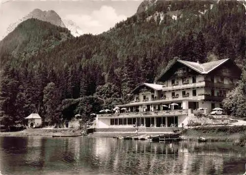 AK / Ansichtskarte 73988352 Hintersee_Berchtesgaden Seehotel Gamsbock am Hintersee
