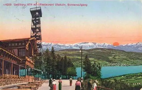 AK / Ansichtskarte  Uetliberg_uetliberg_ZH Restaurant Utokulm Panorama
