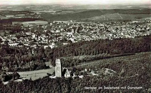 AK / Ansichtskarte  ISERLOHN_NRW Fliegeraufnahme mit Danzturm