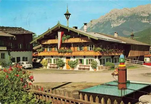 AK / Ansichtskarte 73988466 Ellmau_Elmau_Tirol_AT Bauernhaus am Wilden Kaiser