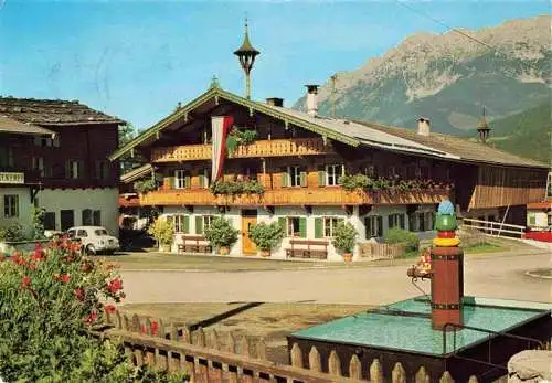 AK / Ansichtskarte  Ellmau_Elmau_Tirol_AT Bauernhaus am Wilden Kaiser