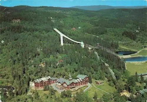 AK / Ansichtskarte  Oslo__Norge Holmenkollen Hotell Fliegeraufnahme