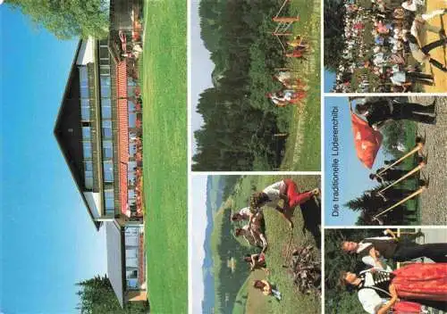 AK / Ansichtskarte  Wasen_Emmental_BE Hotel Restaurant Luederenalp Lagerfeuer Wandern