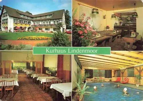 AK / Ansichtskarte 73988606 Rothenuffeln_Hille Kurhaus Lindenmoor Speiseraum Hallenbad