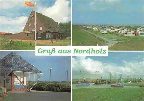 AK / Ansichtskarte 73988609 Nordholz_Bremerhaven Gastwirtschaft Campingplatz Fischerhafen