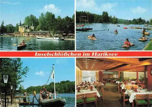 AK / Ansichtskarte 73988610 Schwalmtal_Niederrhein Inselschloesschen im Hariksee Gastraeume Rheinpartien