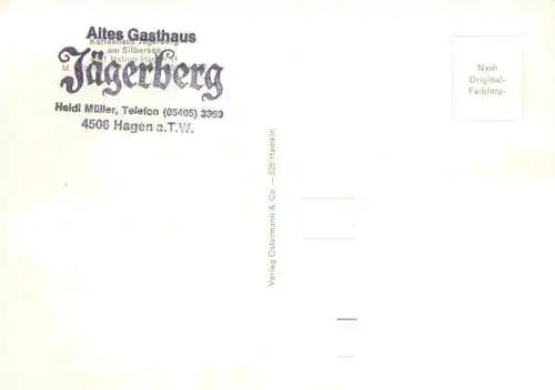 AK / Ansichtskarte 73988629 Hagen_Teutoburger_Wald Altes Gasthaus Jaegersberg