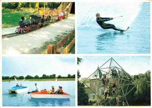 AK / Ansichtskarte  Haren_Ems Ferienzentrum Schloss Danken Baehnle Wasserski Bootspartien Klettergeruest