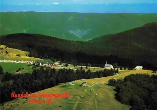 AK / Ansichtskarte  Kandel_Breisgau_Waldkirch_BW Berghotel Kandel Fliegeraufnahme