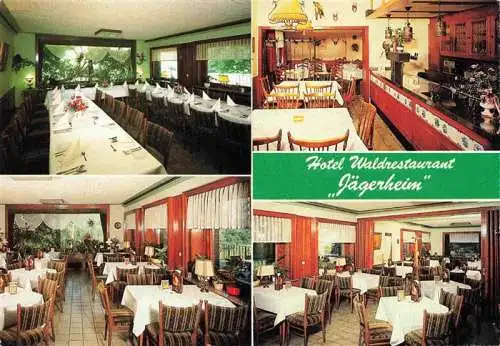 AK / Ansichtskarte 73988654 Holzen_Dortmund Hotel Waldrestaurant Jaegerheim Gastraeume Theke