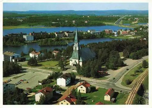AK / Ansichtskarte 73988674 Rovaniemi_Lapland_Suomi The Main Church Fliegeraufnahme