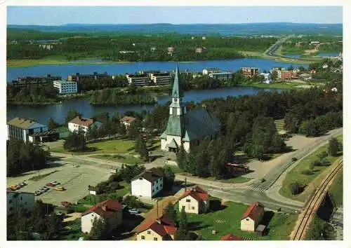 AK / Ansichtskarte  Rovaniemi_Lapland_Suomi The Main Church Fliegeraufnahme