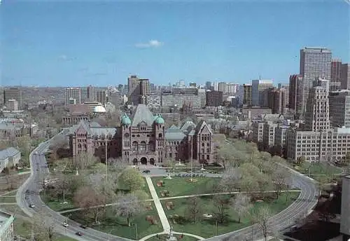 AK / Ansichtskarte 73988693 TORONTO_Canada Parliament Buildings Queens Park Fliegeraufnahme