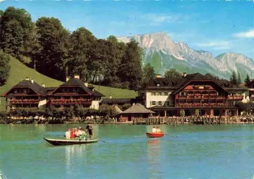 AK / Ansichtskarte  BERCHTESGADEN Hotel Schiffmeister am Koenigssee