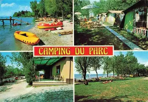 AK / Ansichtskarte 73988725 Lazise_Lago_di_Garda_IT Camping du Parc Bungalows Strandpartien