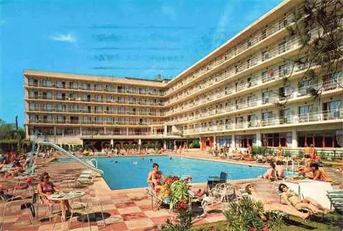 AK / Ansichtskarte 73988757 LLORET_DE_MAR_Costa_Brava_ES Hotel Olympic Pool