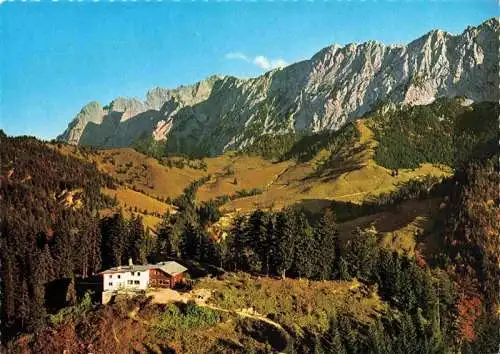 AK / Ansichtskarte  Brentenjoch Weinbergerhaus mit Kaisergebirge Fliegeraufnahme