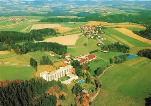 AK / Ansichtskarte  Kellberg_Thyrnau_Passau Kurhaus Kleeberg mit Fattendorf Fliegeraufnahme