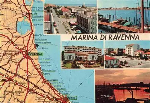 AK / Ansichtskarte  Marina_di_RAVENNA_Emilia-Romagna_IT Orts und Teilansichten Hafenpartien