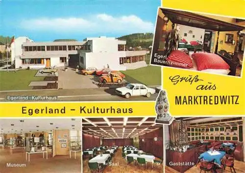 AK / Ansichtskarte 73988808 Marktredwitz Egerland Kulturhaus Bauernzimmer Museum Saal Gaststaette