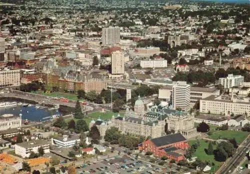 AK / Ansichtskarte 73988864 Victoria__British_Columbia_Canada Inner Harbour aerial view