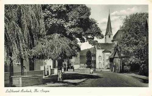 AK / Ansichtskarte 73988885 Burbach_Siegerland Hauptstrasse Blick zur Kirche