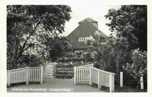 AK / Ansichtskarte  Dieksanderkoog_Friedrichskoog_Schleswig-Holstein Aufgang zur Neulandhalle