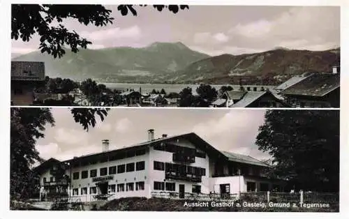 AK / Ansichtskarte 73988907 Gmund_Tegernsee_Bayern Panorama Aussicht Gasthof am Gasteig