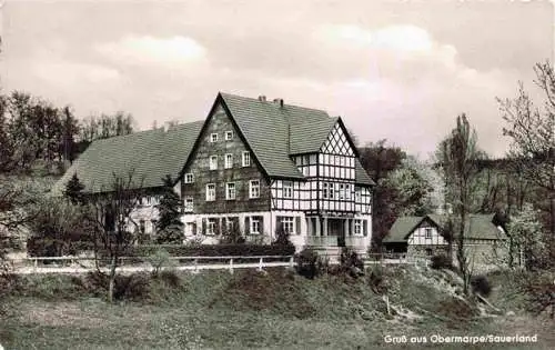 AK / Ansichtskarte  Obermarpe_Eslohe_Sauerland_NRW Gasthof zur Marpequelle