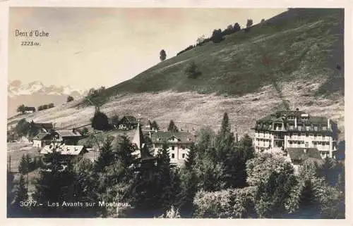 AK / Ansichtskarte  Les_Avants_VD Teilansicht Blick gegen Dent d'Oche