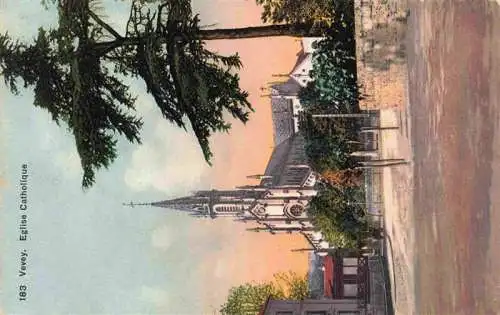 AK / Ansichtskarte  VEVEY_VD Eglise Catholique