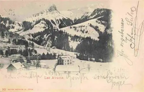 AK / Ansichtskarte  Les_Avants_VD Winterpanorama
