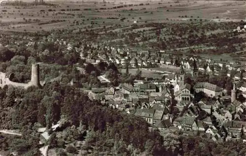 AK / Ansichtskarte 73988971 Weinheim_Bergstrasse_BW Panorama Blick von der WSC-Wacherburg