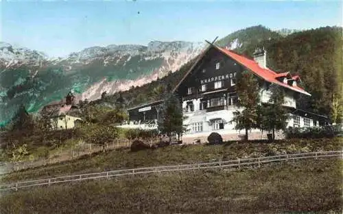 AK / Ansichtskarte 73988973 Edlach_Rax_Reichenau_Rax_Niederoesterreich_AT Alpenhotel Pension Knappenhof