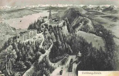 AK / Ansichtskarte  Uetliberg_uetliberg_ZH Panorama Litho