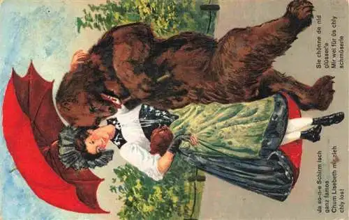 AK / Ansichtskarte  BERN_BE Tanz mit dem Baer Kuenstlerkarte