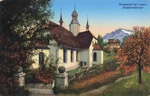AK / Ansichtskarte  Hergiswald_Kriens_LU Wallfahrtskirche