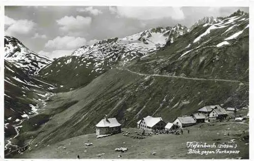 AK / Ansichtskarte  Tiefenbach_Furkapass_2109m_UR Panorama Blick gegen Furkapass