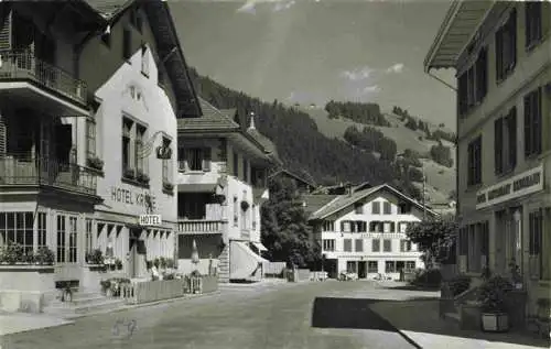 AK / Ansichtskarte  Zweisimmen_BE Dorfstrasse Hotel Krone