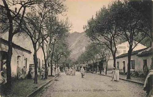 AK / Ansichtskarte  Dieudonne_60_Oise Hôtel du Chabet Rue principale