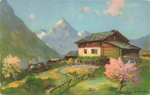 AK / Ansichtskarte  Finhaut_Finshauts_VS et la Tête Noire Kuenstlerkarte