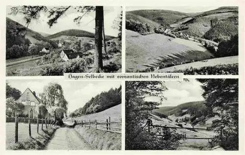 AK / Ansichtskarte 73989084 Selbecke_Hagen_NRW Teilansichten Landschaftspanorama Selbecketal