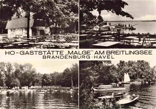 AK / Ansichtskarte 73989104 Brandenburg__Havel HO Gaststaette Malte am Breitlingsee Details
