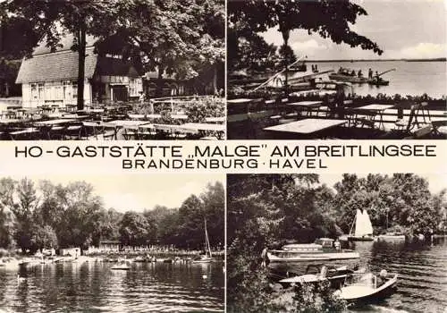 AK / Ansichtskarte  Brandenburg__Havel HO Gaststaette Malte am Breitlingsee Details