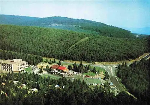 AK / Ansichtskarte 73989149 Hahnenklee-Bockswiese_Harz Harzhotel Kreuzeck Fliegeraufnahme