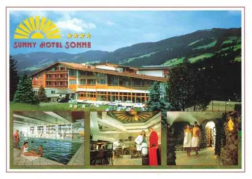 AK / Ansichtskarte 73989162 Kirchberg_Tirol_AT Sunny Hotel Sonne Panorama Hallenbad Foyer Sauna