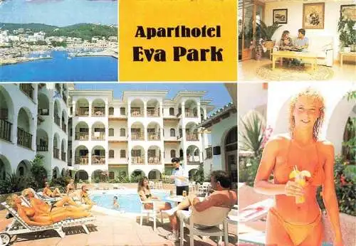 AK / Ansichtskarte 73989170 Cala_Ratjada_Mallorca Aparthotel Eva Park Pool Panorama