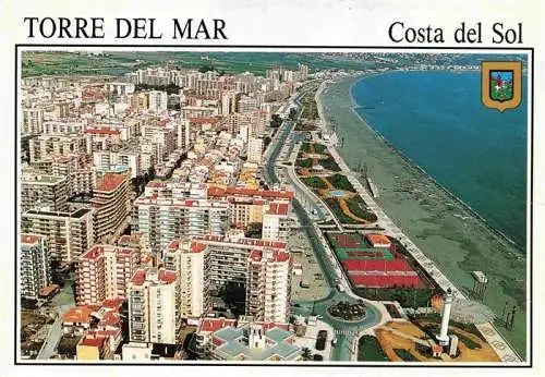 AK / Ansichtskarte  Torre_del_Mar_Malaga_ES Paseo Maritimo Fliegeraufnahme